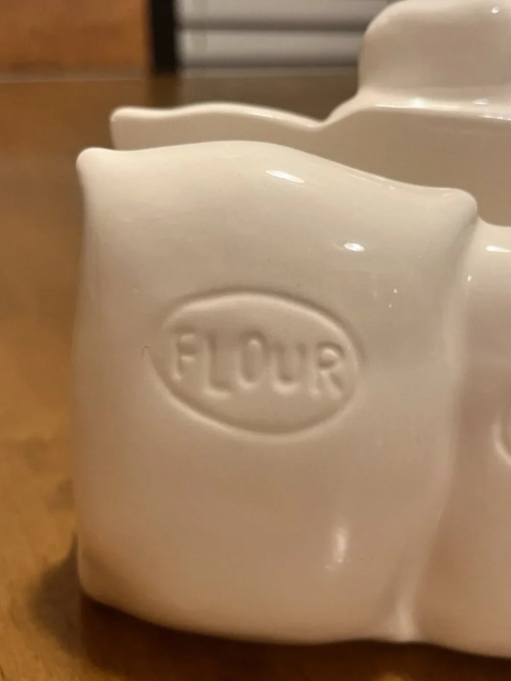 The Pillsbury Company White Porcelain Doughboy Napkin Holder 1988